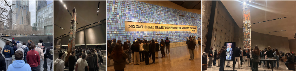 photos of students at the 9 eleven museum